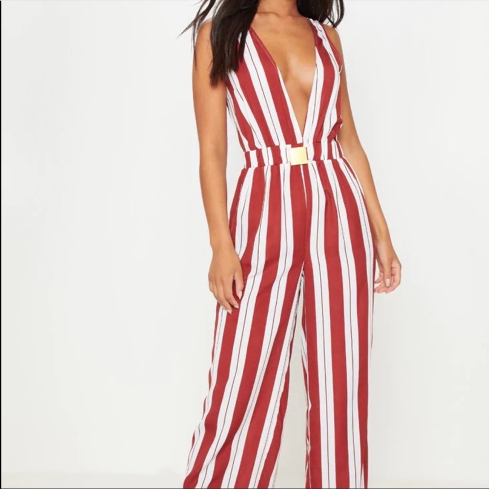 PRETTY LITTLE THINGS STRIPED JUMPSUIT 2